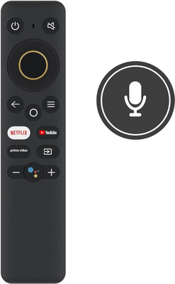 HDF Remote Compatible for Realme Tv(Netflix,Prime-Video)Voice & Google Supported LED Realme TV Remote Realme Smart TV Remote-Please Match the Image With old Remote Controller(Multicolor)