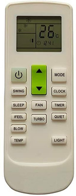 LUNAGARIYA AC Remote No.172, Compatible with  AC Remote Control BLUESTAR Remote Controller(White)