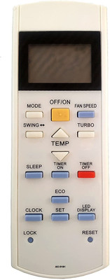 Nij AC-181 Split AC Remote Control CROMA AC Remote Controller(White)