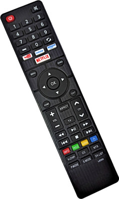 Ehop Compatible Remote Control For Smart LED LCD TV with Remote Control Lloyd Remote Controller(Black)