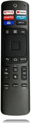 Gezok Remote Control for Smart TV (NON-VOICE) Compatible Brand Vu, Vu Tv, VU Remote Controller(Black)