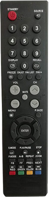 TVE LCD LED TV Universal Remote Control Compatible for GODREJ & INTEX LCD LED TV GODREJ, INTEX Remote Controller(BALCK)