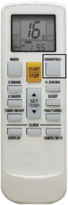 TIZOQ (Model-CRLA012IND170285) AC Remote Control Compatible for Croma 7 in 1 Convertible AC Remote Controller(White)