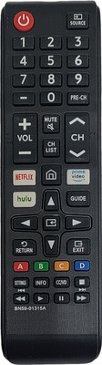 Cezo Led Lcd TV Remote for Samsung BN59-01315A Remote Controller(Black)