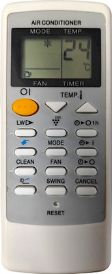 Ehop AC-76B Compatible remote control for  ac remote with LW function Sharp Remote Controller(White)