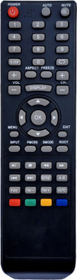 LipiWorld EN83801 Lcd Led TV Remote For  Lloyd Intex Star Genius Bpl Vu Micromax Tv Remote Controller(Black)