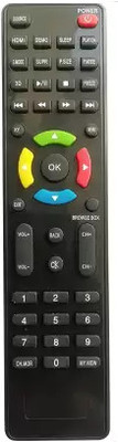 HDF Remote Control Compatible for Onida LEO24HRD 59.94 cm (24 Inches) Tv remote LED TV (LEO24HRD) Onida LEO24HRD-Please Match the Image With old Remote Controller(Black)
