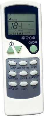 V4 Gadgets Compatible/Replacement for  AC Remote Control | AC Remote No.7A Carrier Remote Controller(White)