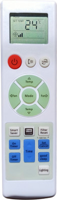 Ehop AC-104 Compatible Remote Control For AC with Good Sleep Function Samsung Remote Controller(White)