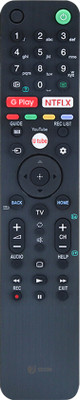 7SEVEN Compatible with Sony Smart OLED 4K Tv Remote Control Original Replacement Remote for rmf-tx500p Google Play Netflix Youtube Non Voice SONY Tv Remote Controller(Black)
