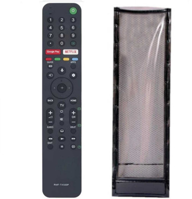 Ethex ( NO Voice Command) Sony Tv Remote C-24 New TvR-7 Remote With cover (Remote+Cover) Tv Remote compatible for Sony Smart led/lcd Tv Remote Control Remote Controller(Black)