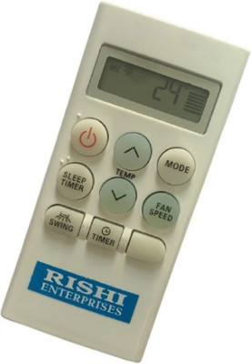 RISHI ENTERPRISES THIS REMOTE IS COMPATIBLE FOR AC REMOTE (114) LG Remote Controller(White)