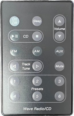 Ehop Bose A5 Compatible Remote for US- Acoustic Wave Music System Remote Control Bose Remote Controller(Black)