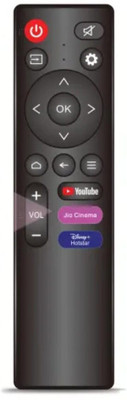 Kritex Compatible with BPL Smart TV Remote,Non-Voice,Please Match The Image Remote Controller(Black)