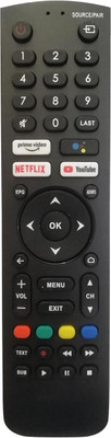 BhalTech LED Smart Tv Remote Control (NO Voice Function) (Old Remote Exactly Same Remote Will Only Work) Compatible for BPL Tv Remote Controller(Black)