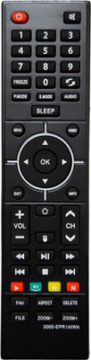 ERNIL 3000-ERP1AIWA TV Remote Compatible for AIWA LED TV Remote 3000-ERP1 (Exactly Same Remote Will Only Work) Remote Controller(Black)