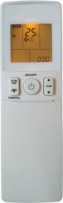 LipiWorld 169A AC Remote Control With Display Light Backlight Compatible For  DAIKIN AC Remote Controller(Grey)