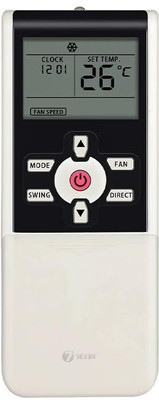 Naviscinest Ac Remote Model Suitable Voltas Remote Controller(White)