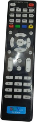 Tke  Set-Top Box Remote Control, SCV TV Control(096) SCV HD Remote Controller(Black)