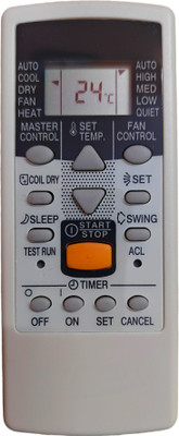 Ehop JE4 Compatible Remote control for Split AC JE-4 AC-22 O General Remote Controller(White)