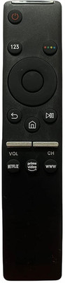 S R WEBSHOP (No Voice Command), Compatible with Samsung LCD/LED Smart 4K Ultra HD TV Remote Controller(Black)