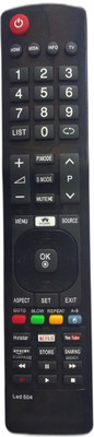 MASE Replacement Remote For LED-504 DEWOO, & Many More Chines Smart TV Remote Controller(Black)
