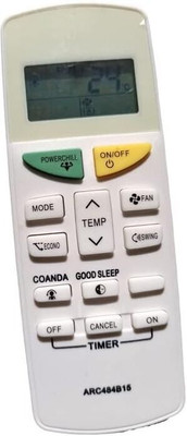 Xpecial 131H-1 DA-IKIN AC Remote Compatible with DAIKIN 1 / 1.5 /2 TON AC Remote Controller(White)