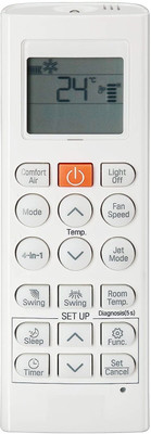 Audus AC Remote Control Universal Compatible for LG Window and Split Air Conditioner LG AC Remote Controller(White)