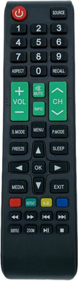 Xpecial LED07 CH15 Remote Compatible with CROWN 4K SMART LED LCD TV Remote Controller(Black)