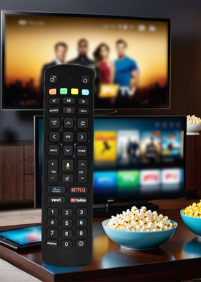UnifieD HousE Compatible with Jio Remote for Setup Box and Fiber Set Top Box with Bluetooth Voice Command Original Remote Control - Pairing Must ! Remote Controller(Black)