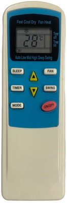 mumax Compatible/Replacement for  AC Remote Control (Model No VDO-41) Videocon Remote Controller(White)