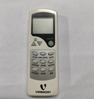 Harsh Enterprises Videocon min button Videocon ZC/LW-01 AC remote control FREE Battery Videocon AC Remote Controller(White)