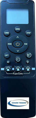 Kishore Traders Compatible Remote Control For  Carrier Ac Remote Controller(Black)