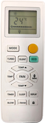 Ehop AC131D=G Compatible remote for  AC AC-131D Godrej Remote Controller(White)
