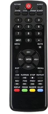 NixGlobal HA-IER HTRD18H HTRD18A RC06 Remote Compatible with HAIER 4K SMART QLED LED LCD TV Remote Controller(Black)
