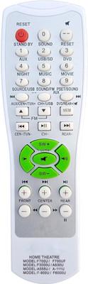 BhalTech Home Theater System Universal Remote Control Compatible for F & D Home Theater Remote F700U / F700UF / F3000U / A530U / A555U / A-111U / F-900U / F6000U Remote Controller(White)