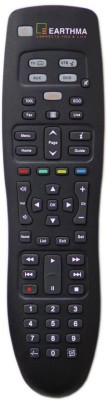 Earthma Universal ION Pro Remote for LED LCD Smart Android TV, STB/DTH, Home Theater Etc With Learning Feature Remote Controller(Black)