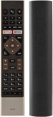 ERNIL Smart Tv Remote Compatible for HTR-U27E Smart Android 4K LED Haier HTRU27E LED Tv (NonVoice)(Please Match The Image with Your Old Remote) Remote Controller(Brown)