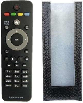 LipiWorld Remote With Cover DVD Disc Player Remote Control Compatible For  Philips DVD Remote Controller(Black)