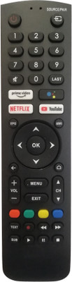 LipiWorld LED Smart Tv Remote Control (NO Voice Function) Compatible For  BPL Tv Remote Controller(Black)