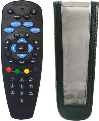 BhalTech Set Top Box PU Leather Case Cover Perfect Fitting Specially Designed Protective (Only Remote Cover) Pls Check Your Remote Dimensions Compatible for Tata Sky Remote Controller(Black) BhalTech Set Top Box PU Leather Case Cover Perfect Fitting Specially Designed Protective (Only Remote Cover) Pls Check Your Remote Dimensions Compatible for Tata Sky Remote Controller(Black)