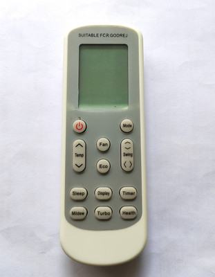 Harsh Enterprises Compatible for Godrej AC remote control  Split AC Remote control with AAA Battery Free Godrej Remote Controller(White)