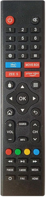 BhalTech Led Smart TV Remote Control (Without Voice) Compatible For  Akai Tv Remote Controller(Black)