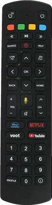 RESORB JIO VOICE 4 Compatible Voice remote for Jio fiber setup box remote Compatible voice remote for Jio fiber setup box. Remote Controller(Black)