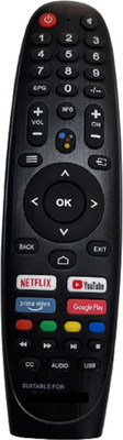 Akshita LED-1670 TV Compatible For New Smart TV Remote Control SANSUI Led TV Remote Controller(Black)