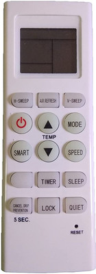 LipiWorld 36 H-Sweep AC Remote Control (Old Remote Exactly Same Remote Will Only Work) Compatible For Napoleon AC Remote Controller(Grey)