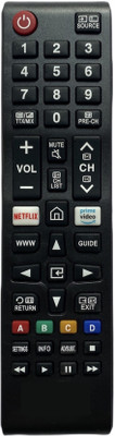 Xpecial SMA-SUNG SMART with WWW and Netflix Function Remote Compatible for SAMSUNG 4K SMART LED LCD TV Remote Controller(Black)