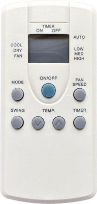 MechFox AC Remote Control Compatible Split/Window Air Conditioner | Model No. AC-167 | Carrier Mini Remote Controller(White)