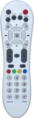 Xeovox Videocon d2h DTH Remote Replacement of Original D2h Set Top Box Remote No.125 Videocon d2h Remote, Please Match The Image with Your Old Remote Controller(White)