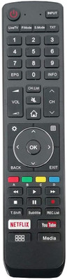 mumax mumax tv remote Remote No. EN3C39V (No Voice), Compatible/Replacement for Vu Smart TV vu Smart Tv Remote Controller(Black)